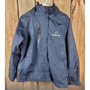 Gulfstream Jacket Blue Insulated Removable Ladies Large Jet Excellent Hooded